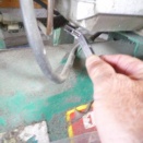 ２　コンプレッサーのオイル交換が終わりました