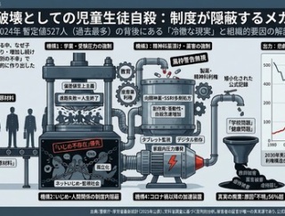 毎日2人が自殺 毎日45人が行方不明 中高生自殺者数の推移
