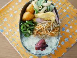 常備菜を詰めただけ弁当