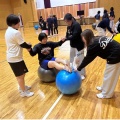 授業紹介　体育方法学・実習（体つくり運動・集団行動）