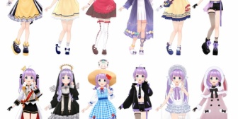 【VTuber】もちひよの衣装の多さを改めて実感したわ『今までの衣装一覧が見られるページ』