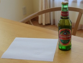 【ビールを急速冷却する方法】「濡れたキッチンペーパー作戦」を試してみました^^