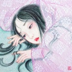 絹本着色技法のおひめさま絵/喜翔のブログ