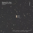 バーナード星の5年間の固有運動