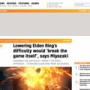 フロム宮崎英高社長「エルデンリングの難易度を下げるとゲームが壊れる。困難を乗り越えたときの喜びを奪ってしまう」