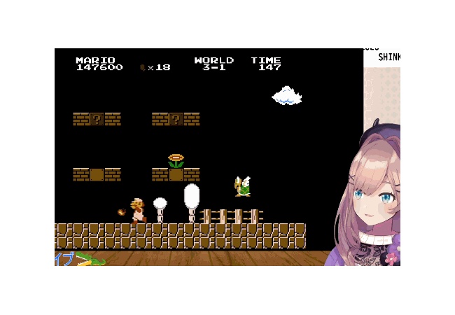 【動画】人気Vtuberさん、スーパーマリオでとんでもないプレイをしてしまう