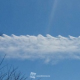 空になにやら不気味なギザギザ　面白い姿の雲が中部エリアで見られました。この雲の正体は？