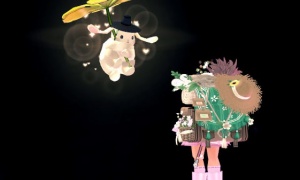 孤高なモモさん水中で目だけになるｗｗｗ🏖🐇→👀😱