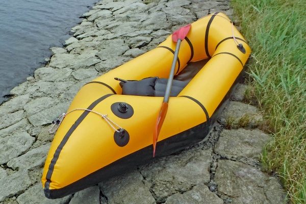 パックラフト Packraft インフレータブルカヤック イエロー 黄色