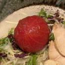 -1983杯目- サイドメニューが旨すぎて…「日本橋 朱鷺」の"はみ出しトマトの鱧出汁鯛ラーメン"&"メカジキの漬け丼"@小伝馬町