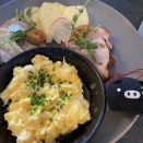 クラクフの朝食は、素敵なカフェで。