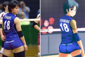 海外「他の国では考えられない」バレーボール吉村志穂選手のイラスト化に首を傾げる海外