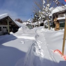 連休　空手と大雪