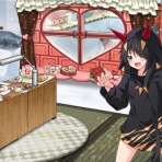 臼猫のお腹ねこパンチ