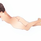 (AIカラー彩色)クロッキー活動記録2025年7月20日(日)東京都大田区やさしいクロッキー第3部　モデル小雪