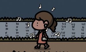 【静かな帰り道：ゾッとマンガ】