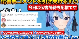 【ホロライブ】すいちゃんの配信に鳩するフブみこまちゅ+定期的に来るりりーか身バレしたコメントにツッコむすいちゃん