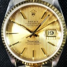 ◎ROLEX/T&Co.◎Ref.16233 1991年製E品番シャンパンタペストリーT&Co.保証書付き2022年正規OH完了の超希少な品、コレクションに如何ですか？◎88,000円引きOPENセール開催中◎