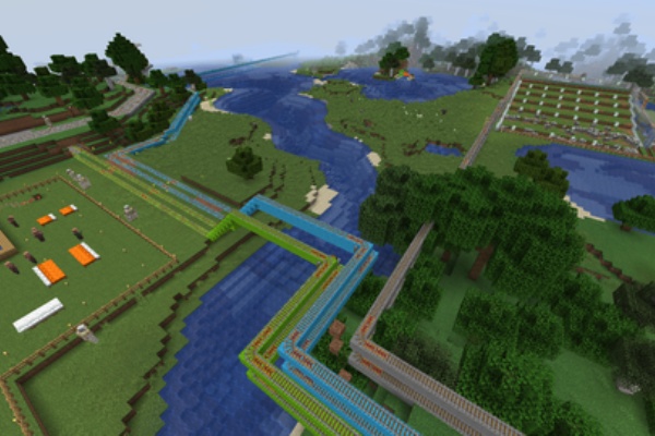 うみどりのいまさらマイクラ街づくり 自動装置作成