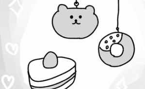 粘土でキーホルダー作ってみた