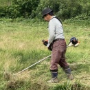「裾花川河川敷清美」汗したわたし。