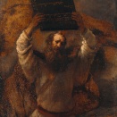 レンブラント『十戒の石板を破壊するモーゼ』