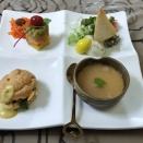 大阪 羽曳野 西洋食倶楽部カン月 海老とカニグラタン ランチ
