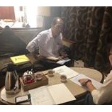 『プラスチック協会の秘書長と交流』の画像