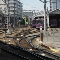 嵐電、車庫入りの手順