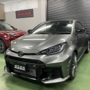 GRヤリス　ヘッドライトへライトスモークプロテクションフィルム貼り込み