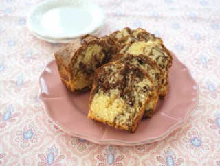 チョコ&柚子のマーブルパウンドケーキ。ちょりの成人式。