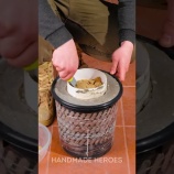 『あのかごタイプのゴミ箱から作れるBBQ用グリルの作り方』の画像