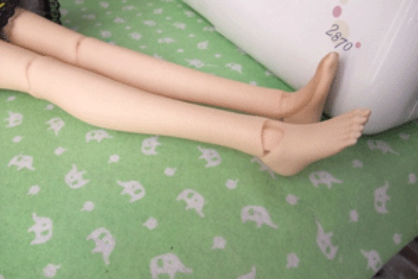 ソックス型紙作成 フィギュアが好き