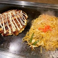 お好み焼きと焼きそばの粉ものセットじゃい！函館市田家町「お好み焼 道とん掘 函館店」