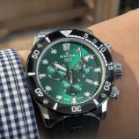 『　「【EDOX】深海を彩る、魅惑のグリーンダイアル ― 新生クロノオフショア1』の画像