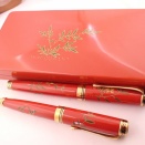 HERO万年筆のリスト「1」　HERO　博士903　（朱）14K　5