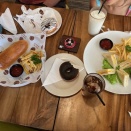 ⑩8月22日ウブドKakiang Bakery & Cafeでクロワッサンやドーナツの朝食