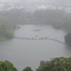 台風25号が接近中、遊水池が機能を発揮中