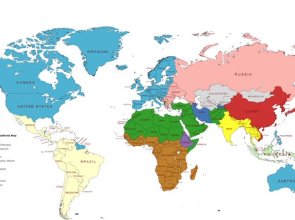 【J】アメリカ人「これが世界の10大文明マップだ」