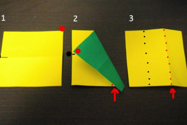 折り紙を３等分する方法 永遠の破片