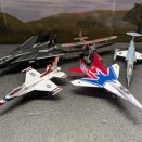1/144プラモその53 F-14D F-16C MiG-29S CF-104 F-104J 九四式二号水上偵察機 KV-107