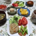 アガパンサス　～だし巻き玉子焼きの朝ご飯、コロッケの晩ご飯～