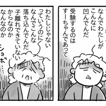 受験生すーちゃん⑰【爆睡の娘、凹む母】