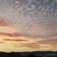 高槻の夕焼け　梅雨開けの初夏に見られた夕焼け　2026年7月13日