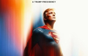 米ホワイトハウス、トランプ大統領をスーパーマンにしたクソコラ画像を投稿してしまう