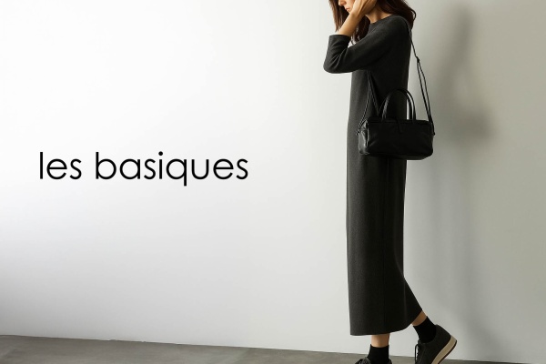 les basiques レバジック 本革 シュリンクレザー 大容量ハンドバッグ Les Basiques/レバジック 2WAY 手提げ&ショルダーBAG 極軽量
