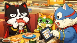 【育児】回転寿司で隣のテーブルの男児が「キョエー！キョエー！」と叫び声を上げているが親が注意しなかったので…