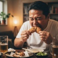 ( ヽ´ん`) 「舐めるなよ？秋刀魚は頭も食うし手羽先は骨も食うぞ」