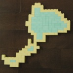 5000個以上のダイヤブロックで　思いつくまま作ってみた