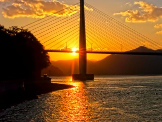 大芝大橋　夕景